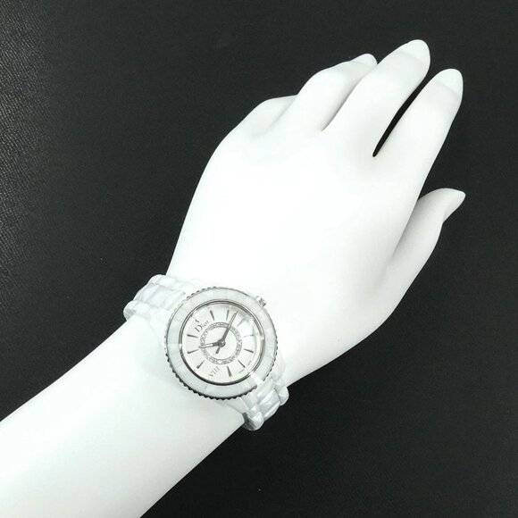 Christian Dior8 En Huit CD1231E2 Diamond Quartz White Dial Ladies Watch 90289965 - Picture 2 of 6